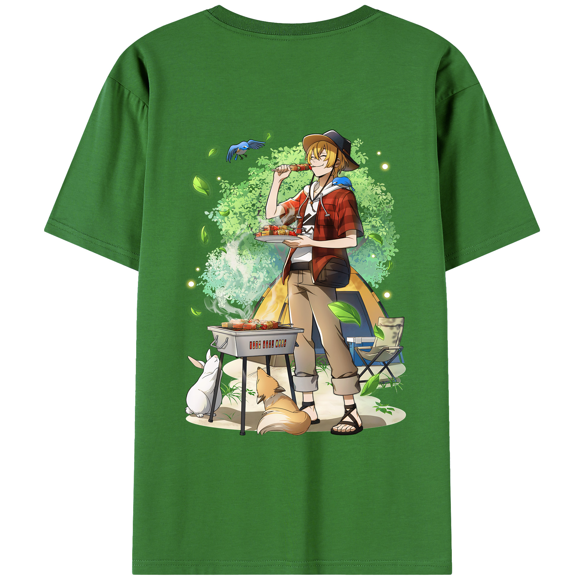 （画像用） 文豪ストレイドッグス Bungo Stray Dogs レディース半袖Tシャツ(バックプリント)